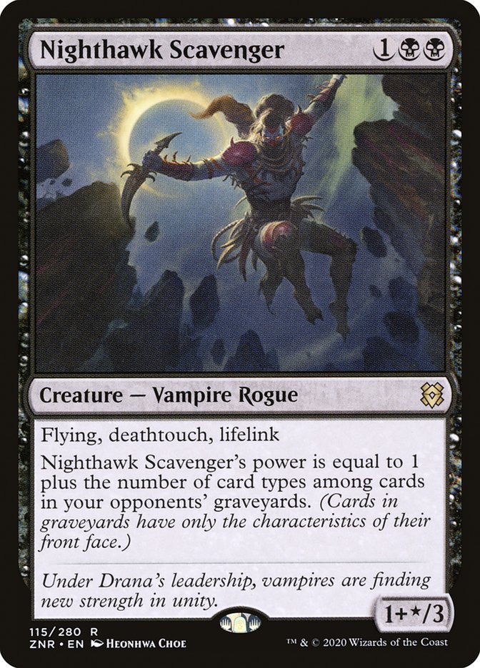 Nighthawk Scavenger [Zendikar Rising] | Jomio and Rueliete's Cards and Comics