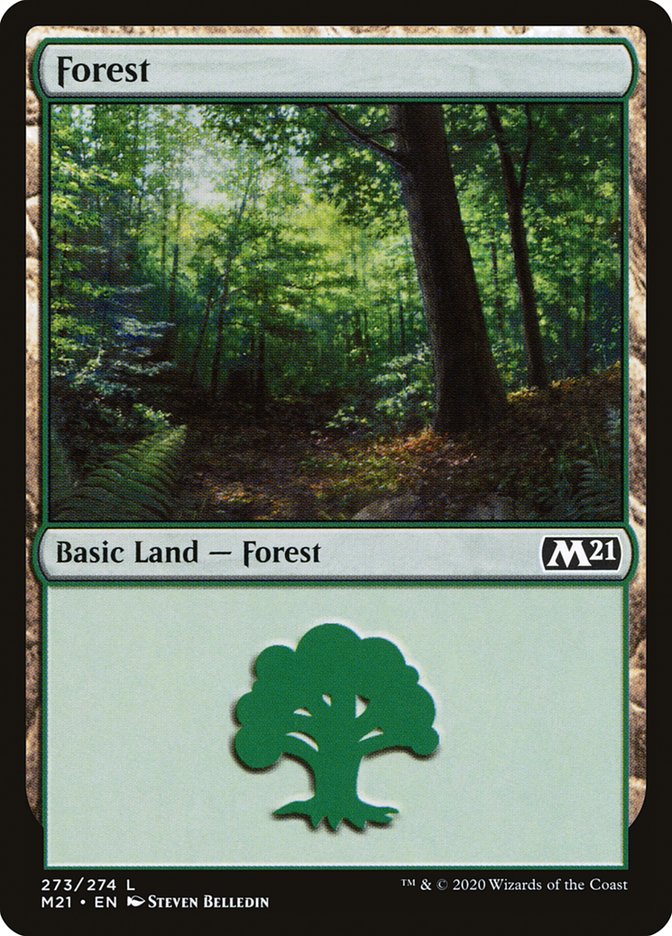 Forest (273) [Core Set 2021] | Jomio and Rueliete's Cards and Comics