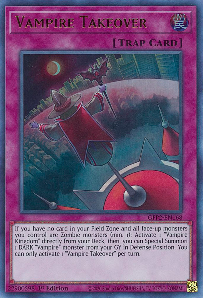 Vampire Takeover [GFP2-EN168] Ultra Rare | Jomio and Rueliete's Cards and Comics