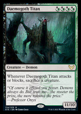 Daemogoth Titan [Strixhaven: School of Mages] | Jomio and Rueliete's Cards and Comics