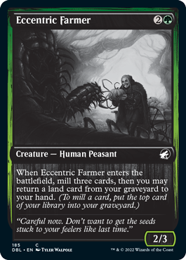Eccentric Farmer [Innistrad: Double Feature] | Jomio and Rueliete's Cards and Comics