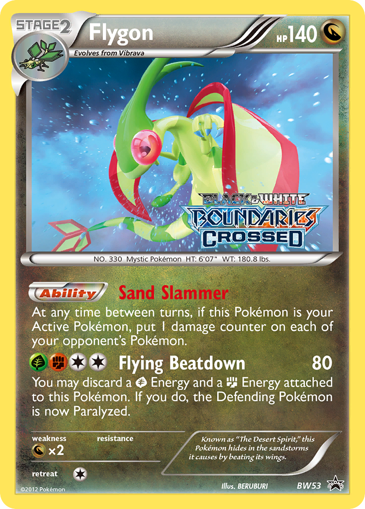 Flygon (BW53) [Black & White: Black Star Promos] | Jomio and Rueliete's Cards and Comics