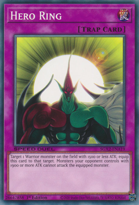 Hero Ring [SGX2-ENA19] Common | Jomio and Rueliete's Cards and Comics