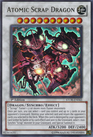 Atomic Scrap Dragon [STOR-EN043] Ultra Rare | Jomio and Rueliete's Cards and Comics
