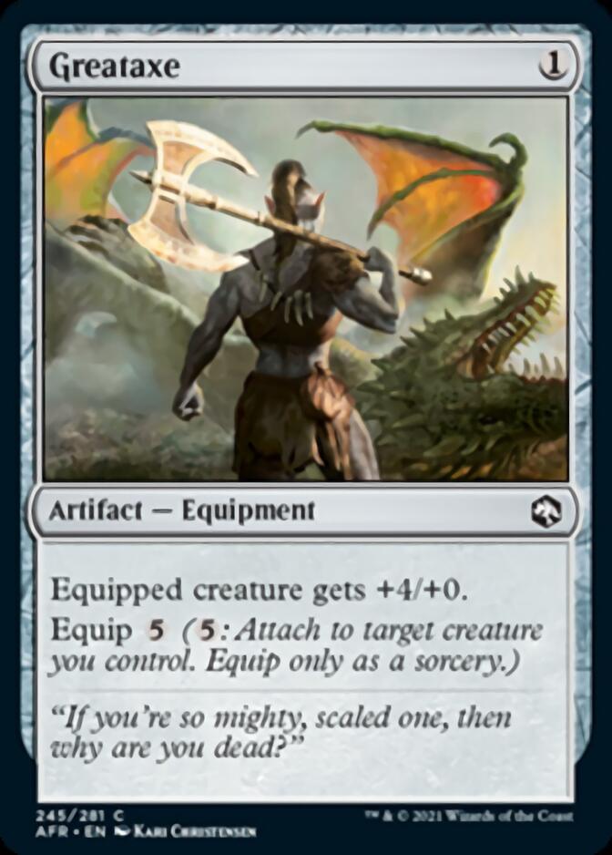 Greataxe [Dungeons & Dragons: Adventures in the Forgotten Realms] | Jomio and Rueliete's Cards and Comics