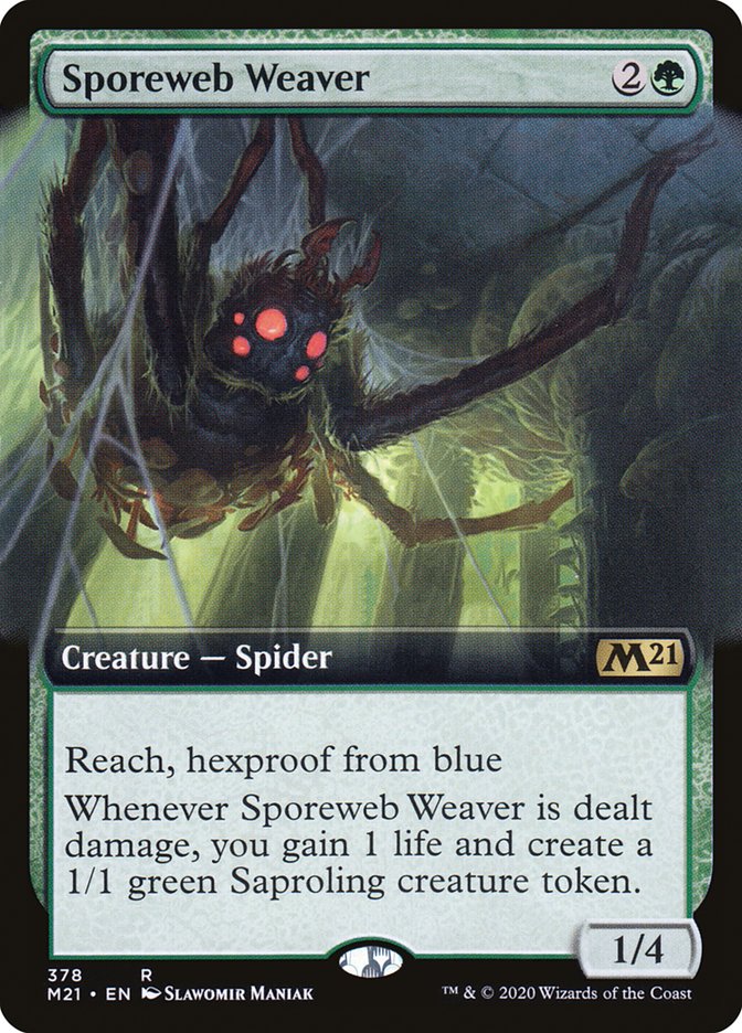 Sporeweb Weaver (Extended Art) [Core Set 2021] | Jomio and Rueliete's Cards and Comics