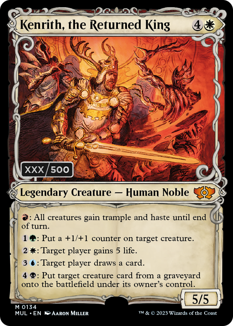Kenrith, the Returned King (Serialized) [Multiverse Legends] | Jomio and Rueliete's Cards and Comics