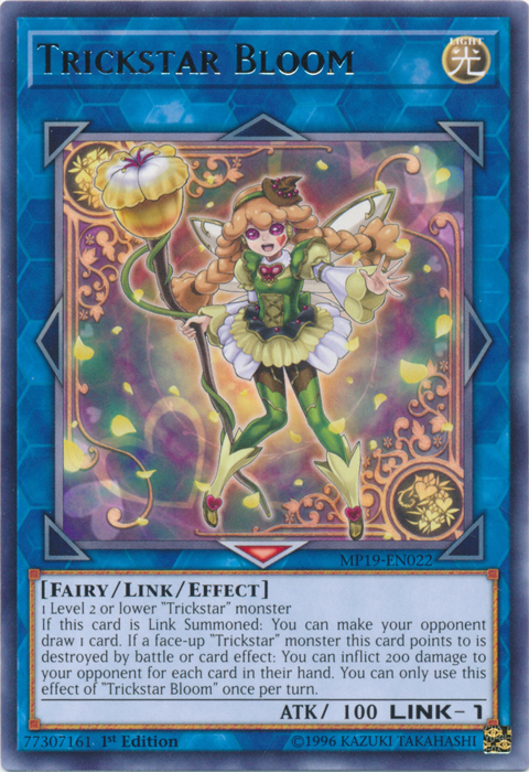 Trickstar Bloom [MP19-EN022] Rare | Jomio and Rueliete's Cards and Comics