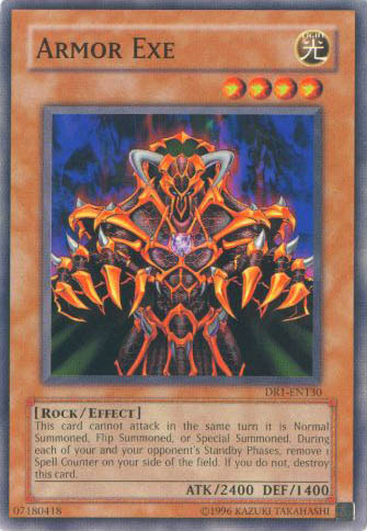 Armor Exe [DR1-EN130] Common | Jomio and Rueliete's Cards and Comics