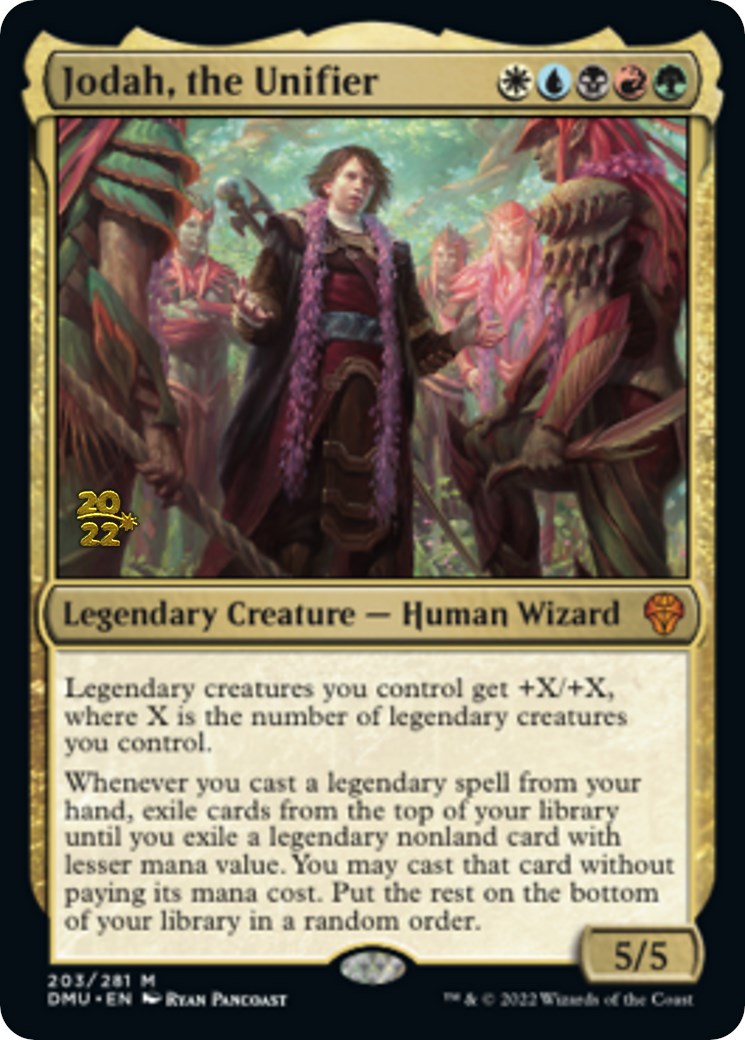 Jodah, the Unifier [Dominaria United Prerelease Promos] | Jomio and Rueliete's Cards and Comics