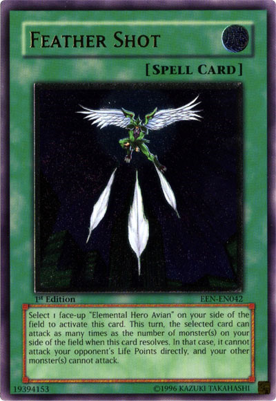 Feather Shot [EEN-EN042] Ultimate Rare | Jomio and Rueliete's Cards and Comics
