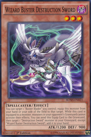 Wizard Buster Destruction Sword [BOSH-EN021] Common | Jomio and Rueliete's Cards and Comics