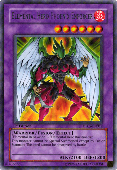 Elemental Hero Phoenix Enforcer [DP05-EN012] Rare | Jomio and Rueliete's Cards and Comics