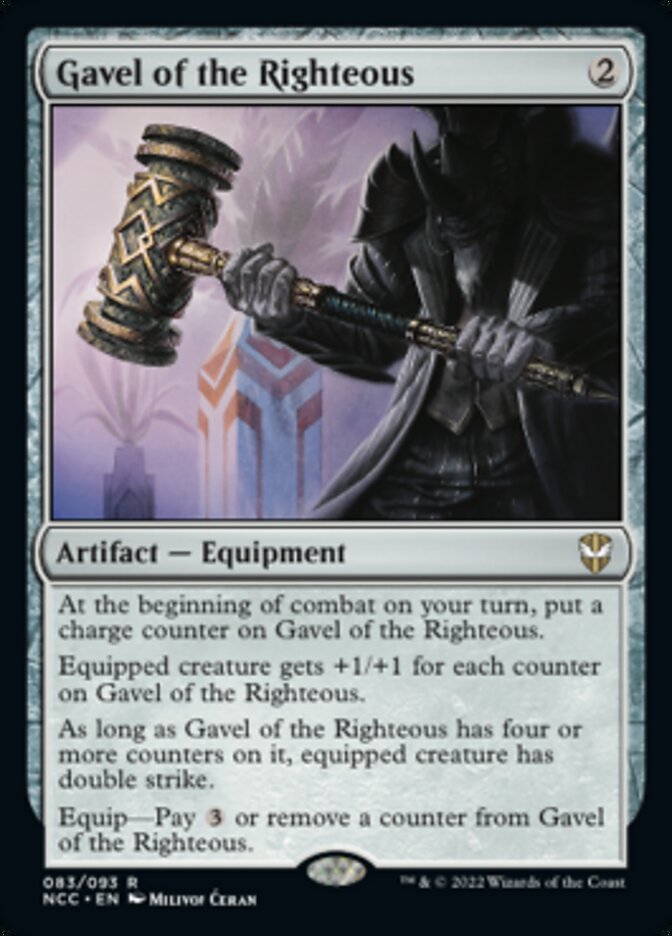 Gavel of the Righteous [Streets of New Capenna Commander] | Jomio and Rueliete's Cards and Comics