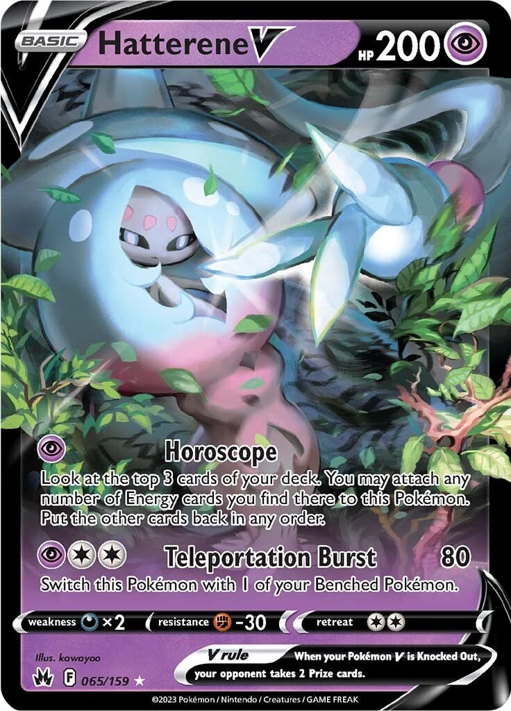 Hatterene V (065/159) [Sword & Shield: Crown Zenith] | Jomio and Rueliete's Cards and Comics