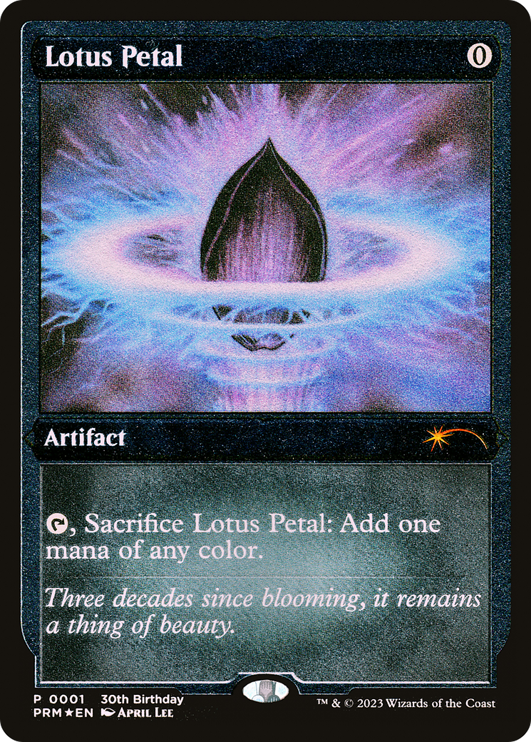 Lotus Petal (Foil Etched) [30th Anniversary Promos] | Jomio and Rueliete's Cards and Comics
