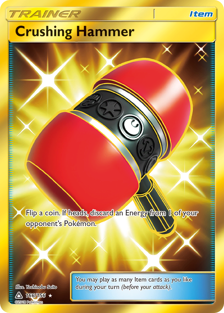 Crushing Hammer (166/156) [Sun & Moon: Ultra Prism] | Jomio and Rueliete's Cards and Comics