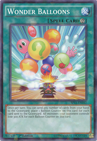 Wonder Balloons [SP15-EN042] Shatterfoil Rare | Jomio and Rueliete's Cards and Comics