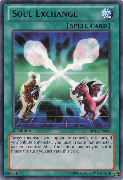 Soul Exchange [BP01-EN041] Rare | Jomio and Rueliete's Cards and Comics