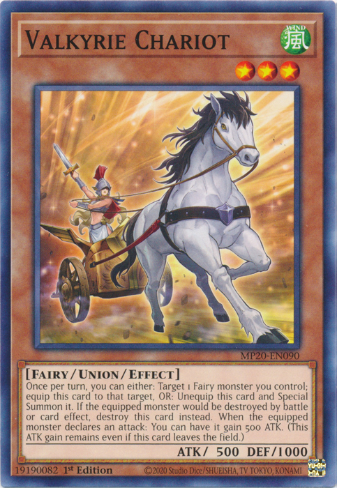 Valkyrie Chariot [MP20-EN090] Common | Jomio and Rueliete's Cards and Comics