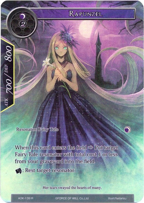 Rapunzel (Full Art) (ADK-139) [Advent of the Demon King] | Jomio and Rueliete's Cards and Comics