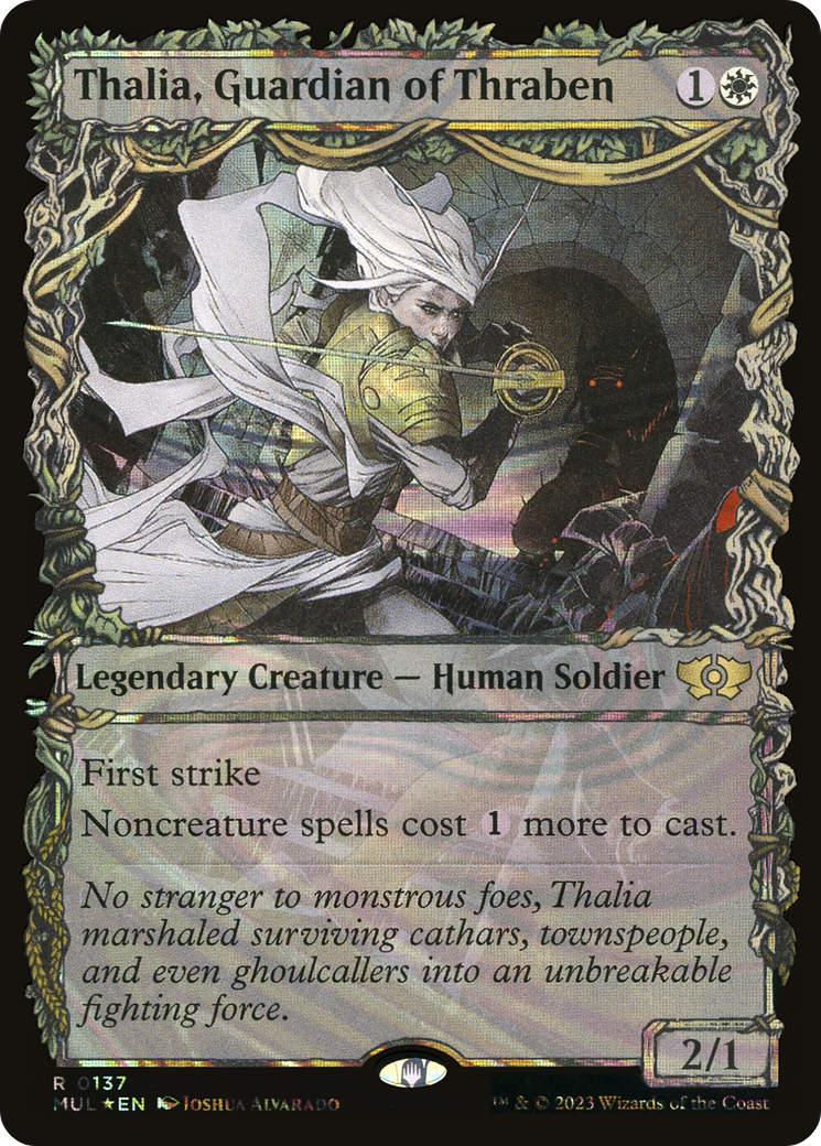 Thalia, Guardian of Thraben (Halo Foil) [Multiverse Legends] | Jomio and Rueliete's Cards and Comics