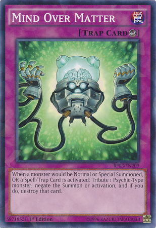 Mind Over Matter (Shatterfoil) [BP03-EN209] Common | Jomio and Rueliete's Cards and Comics