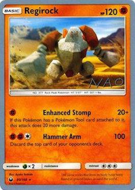 Regirock (80/168) (Buzzroc - Naohito Inoue) [World Championships 2018] | Jomio and Rueliete's Cards and Comics