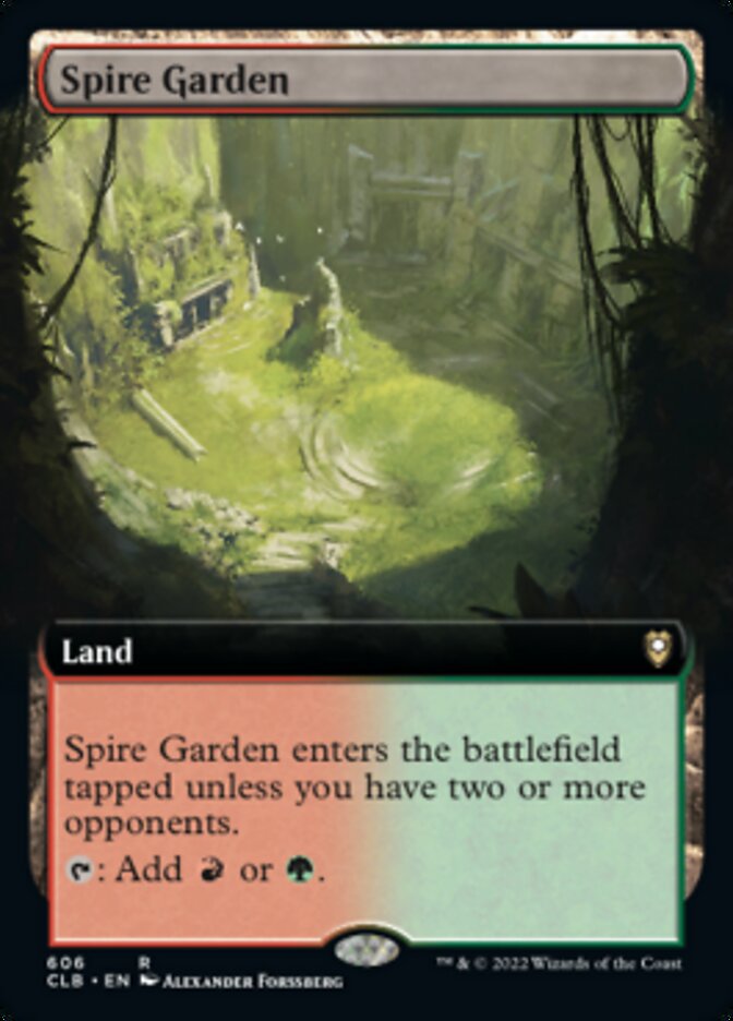 Spire Garden (Extended Art) [Commander Legends: Battle for Baldur's Gate] | Jomio and Rueliete's Cards and Comics