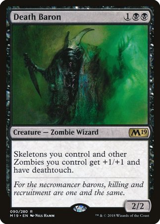 Death Baron [Core Set 2019] | Jomio and Rueliete's Cards and Comics