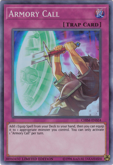 Armory Call [CHIM-ENSE4] Super Rare | Jomio and Rueliete's Cards and Comics