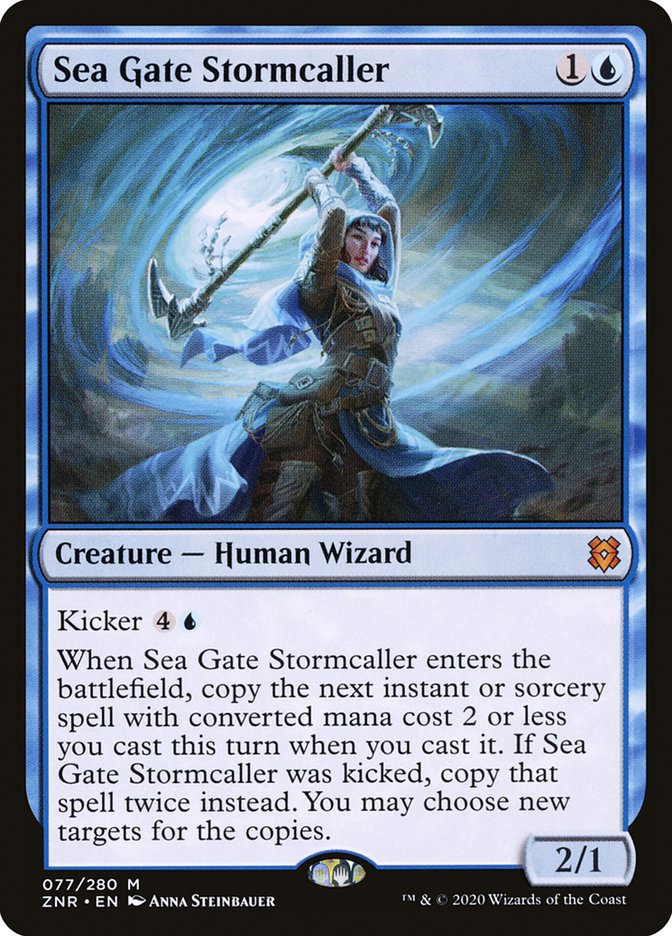 Sea Gate Stormcaller [Zendikar Rising] | Jomio and Rueliete's Cards and Comics