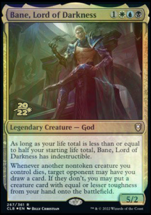 Bane, Lord of Darkness [Commander Legends: Battle for Baldur's Gate Prerelease Promos] | Jomio and Rueliete's Cards and Comics