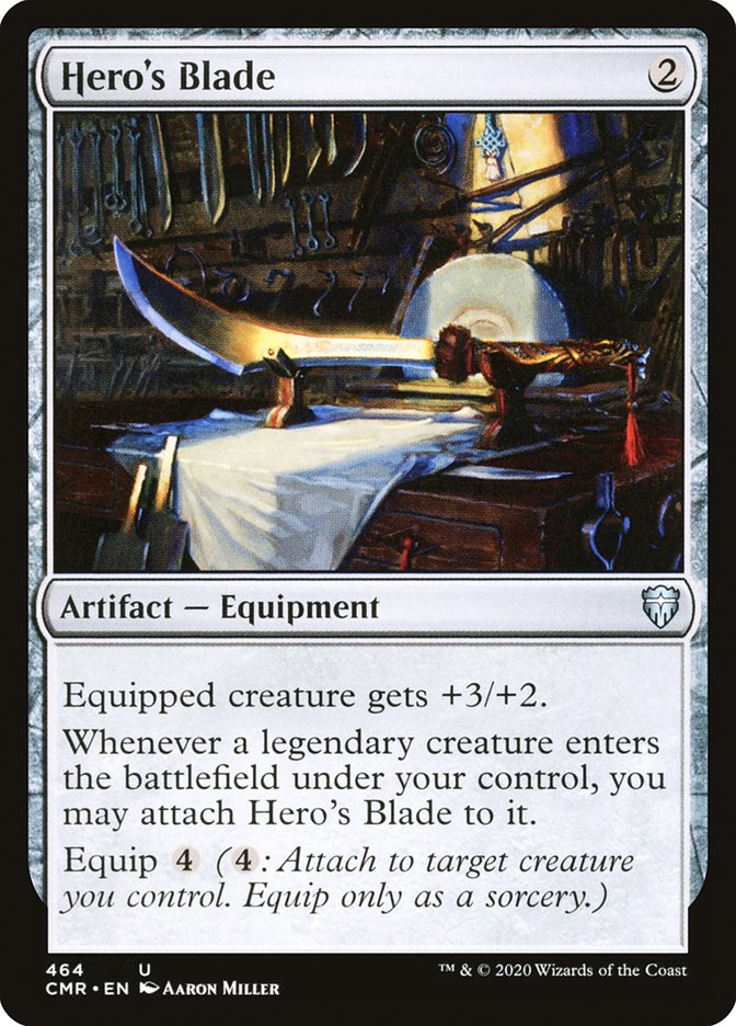 Hero's Blade (464) [Commander Legends] | Jomio and Rueliete's Cards and Comics