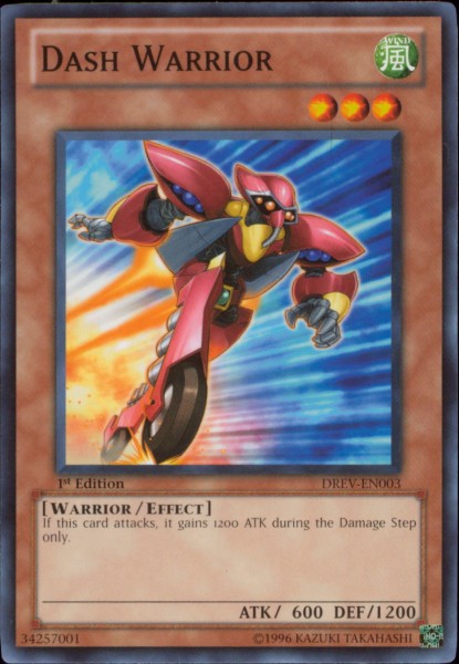 Dash Warrior [DREV-EN003] Common | Jomio and Rueliete's Cards and Comics