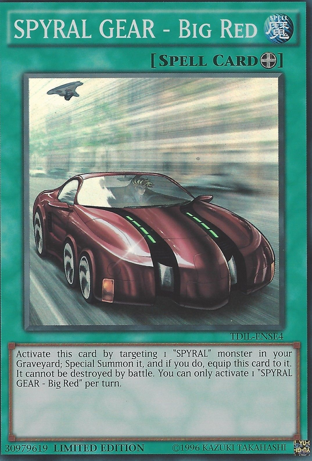 SPYRAL GEAR - Big Red [TDIL-ENSE4] Super Rare | Jomio and Rueliete's Cards and Comics