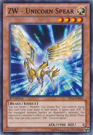 ZW - Unicorn Spear [SP14-EN004] Common | Jomio and Rueliete's Cards and Comics