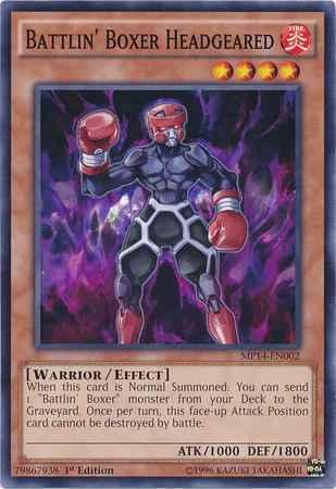 Battlin' Boxer Headgeared [MP14-EN002] Common | Jomio and Rueliete's Cards and Comics