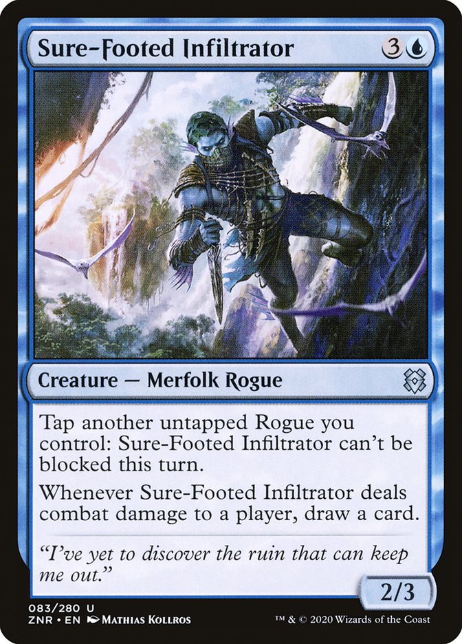 Sure-Footed Infiltrator [Zendikar Rising] | Jomio and Rueliete's Cards and Comics