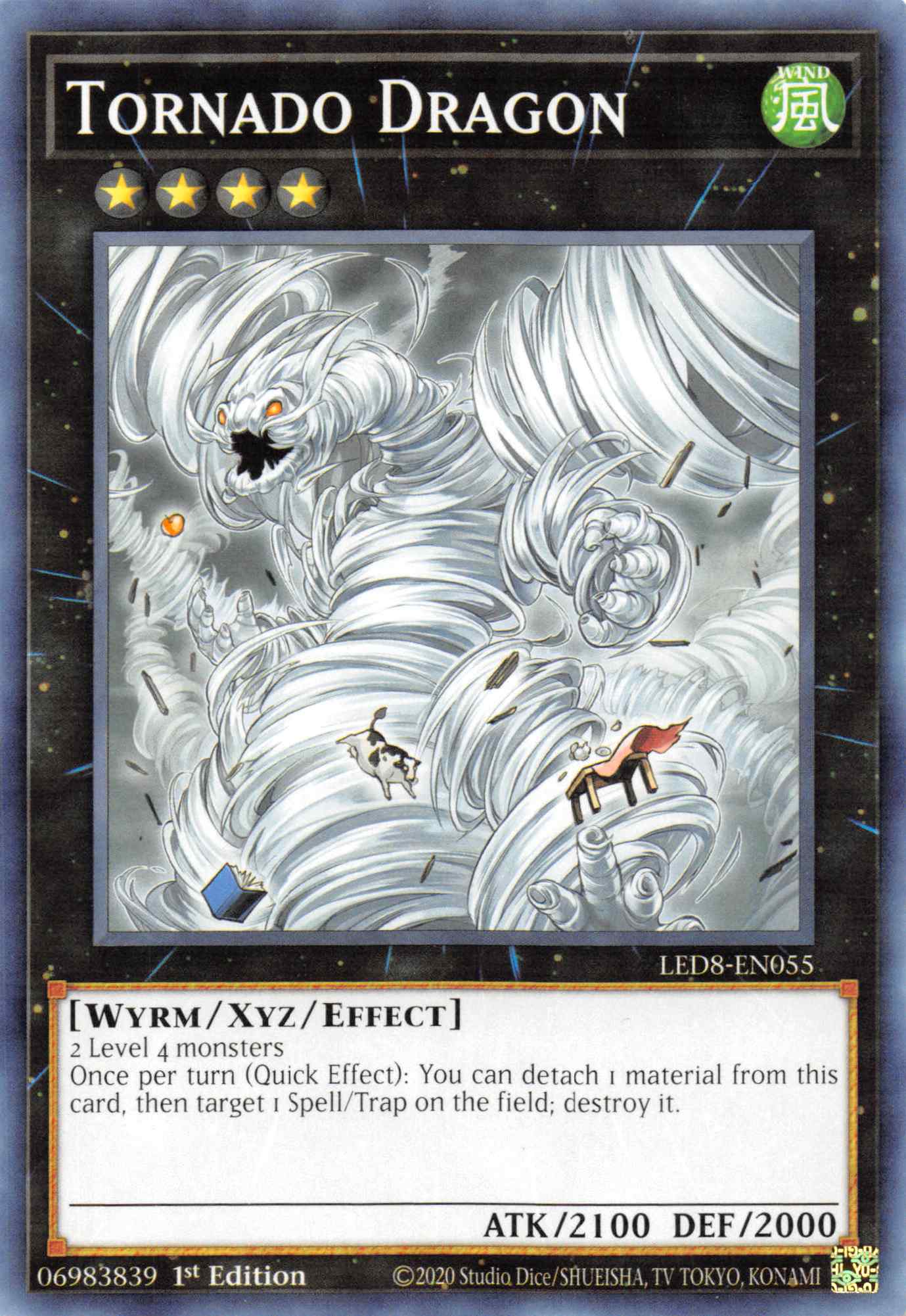 Tornado Dragon [LED8-EN055] Common | Jomio and Rueliete's Cards and Comics