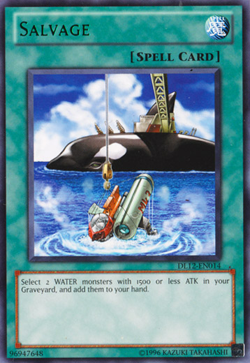 Salvage (Green) [DL12-EN014] Rare | Jomio and Rueliete's Cards and Comics