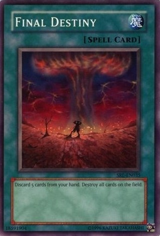 Final Destiny [SRL-EN035] Common | Jomio and Rueliete's Cards and Comics