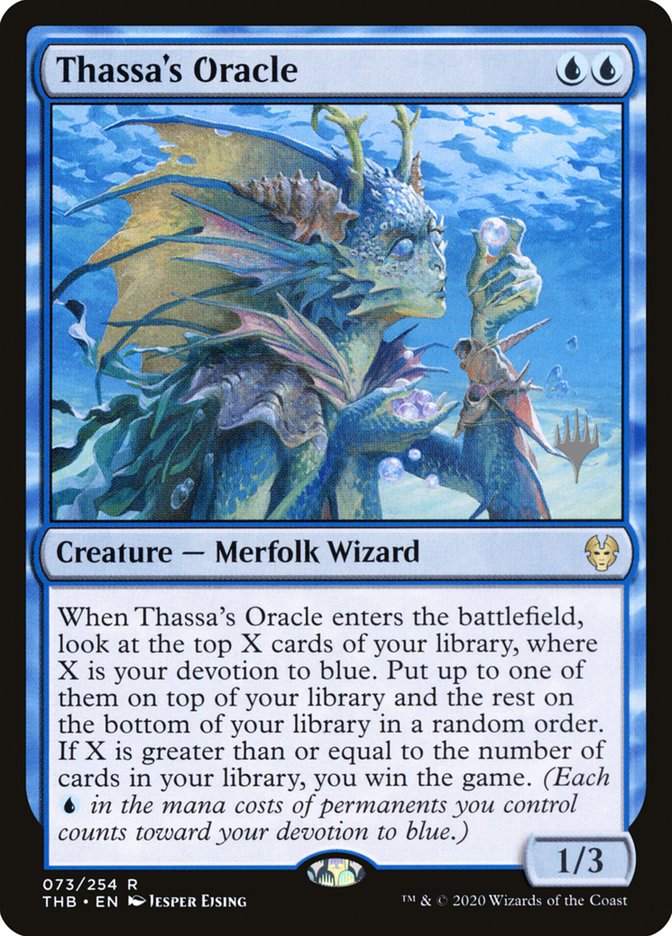 Thassa's Oracle (Promo Pack) [Theros Beyond Death Promos] | Jomio and Rueliete's Cards and Comics