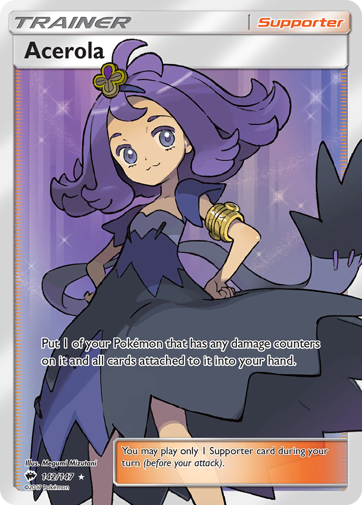 Acerola (142/147) [Sun & Moon: Burning Shadows] | Jomio and Rueliete's Cards and Comics
