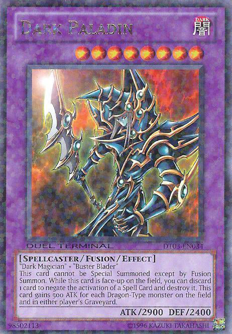 Dark Paladin [DT03-EN034] Rare | Jomio and Rueliete's Cards and Comics