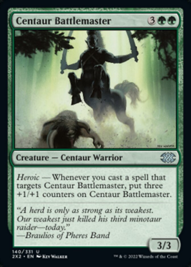 Centaur Battlemaster [Double Masters 2022] | Jomio and Rueliete's Cards and Comics
