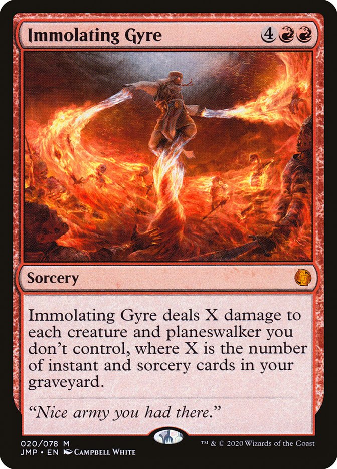 Immolating Gyre [Jumpstart] | Jomio and Rueliete's Cards and Comics