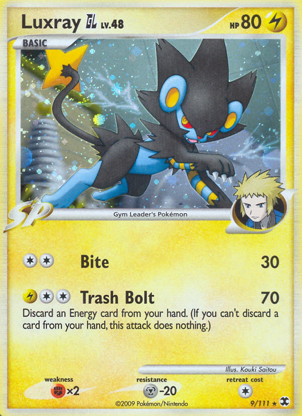 Luxray GL (9/111) [Platinum: Rising Rivals] | Jomio and Rueliete's Cards and Comics
