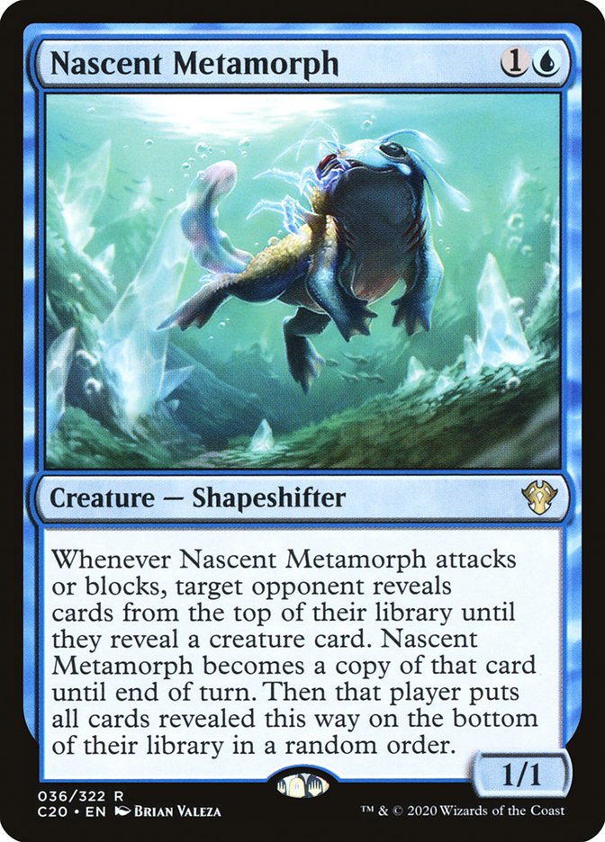 Nascent Metamorph [Commander 2020] | Jomio and Rueliete's Cards and Comics