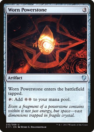 Worn Powerstone [Commander 2017] | Jomio and Rueliete's Cards and Comics